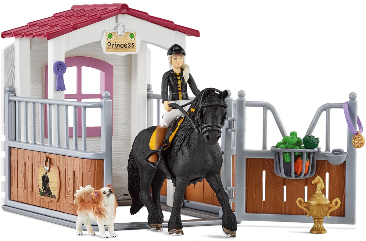 schleich HORSE CLUB - Speelfigurenset - Paardenstal met Horse Club Tori & Princess - Kinderspeelgoed voor Jongens en Meisjes - 5 tot 12 jaar - 14 Onderdelen - 42437 — afbeelding 20