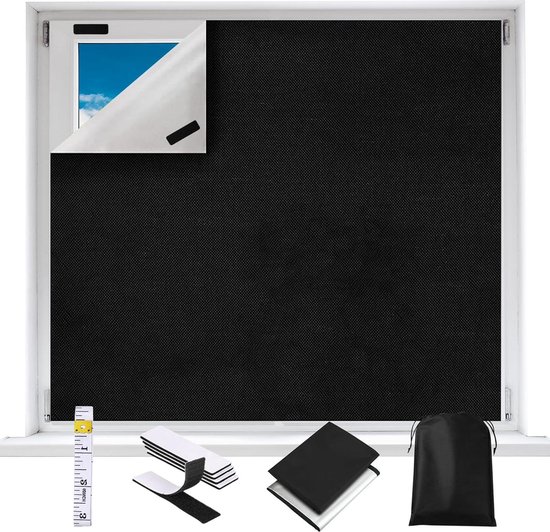 XINZI Verduisteringsrolgordijn Binnen 100 X 140 Cm Beige - Zonwering Met Ketting