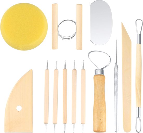 Frasheng Modelleergereedschap, 36 stuks kleigereedschap, sculptuur, modelleergereedschapsset