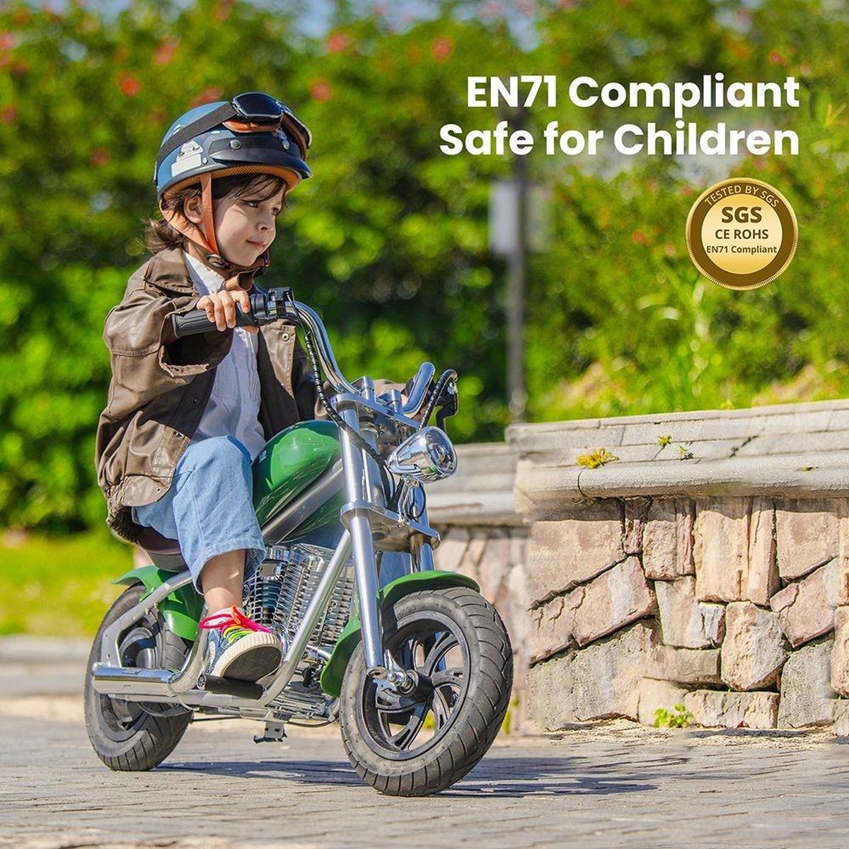 HYPER GOGO Challenger 12 Plus avec application Moto électrique pour enfants 12