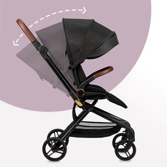 Adelle Inklapbare Buggy 6 Maand tot 22 kg - 360° Zitting - 5-Punts Veiligheidsgordel Buggy inklapbaar vliegtuig van Kinderkraft — afbeelding 2