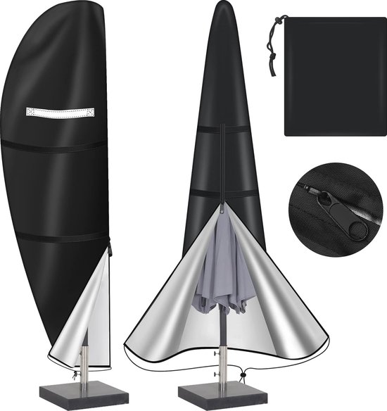 BODYGAD Universele metalen basisplaat, geleverd met parasolstandpijpen voor vrijdragende parasols, parasolstandaard, grondhuls voor crankparaplu, parasol, parasolstandaard, betonnen grondanker