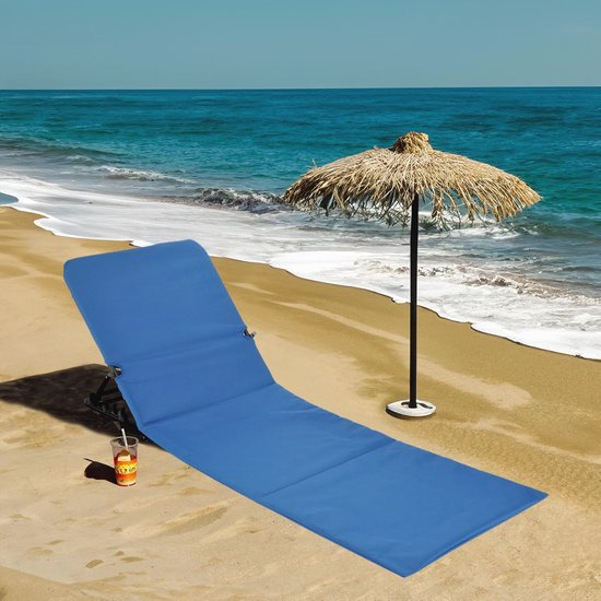 Uquip Sandy XL - Chaise de Plage Pliante Confortable avec Dossier très