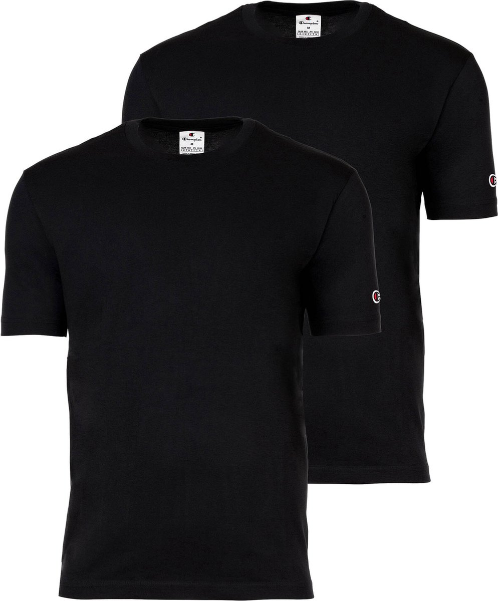 Champion t-shirt T-shirt met korte mouwen 2 stuks Zwart