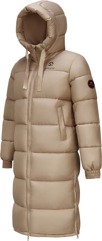 Norlund - Dames Jas winter Parka Hareid - Beige - Maat XL