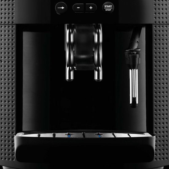 Krups Essential EA8150 - Volautomatische Espressomachine - Thermoblock-systeem - Personaliseren en Favorieten Opslaan - Zwart - Koffiemachine met bonen