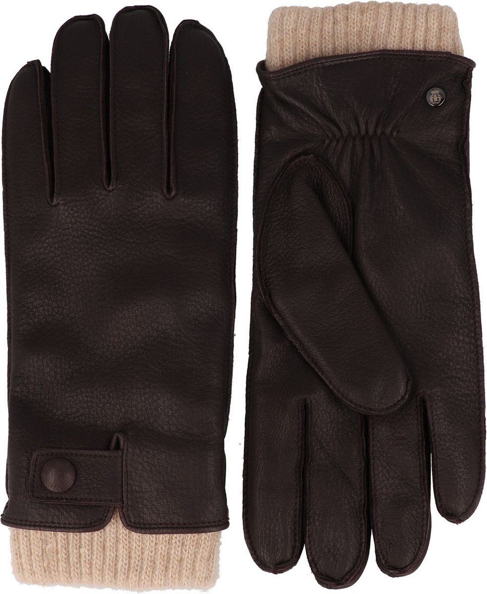 Roeckl Quebec Handschoenen Leder - Jongens - mocca