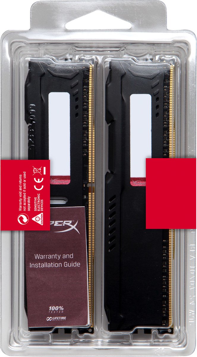 Kingston HyperX FURY Black 32GB DDR4 - 2400MHz - 2x 16GB