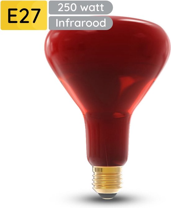 Infrarood Warmtelamp, Hendi, Rood, 230v/250w, ø125x(h)170mm - Gold