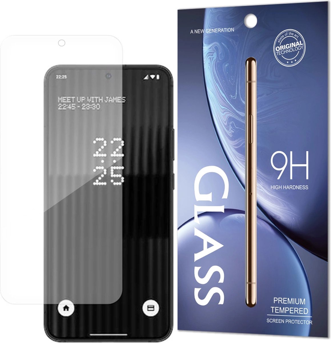 Gehard - glas - 9H gehard glas Niets Telefoon - 1 - (verpakking - envelop)