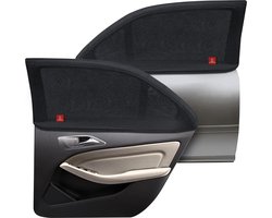 Autozonnewering voor baby's en kinderen - 40+ UV-Zonbescherming - 100% Raambedekking - Universele Maat - Zonnewering x2 - Schadelijke UV-Stralen zonnescherm auto baby