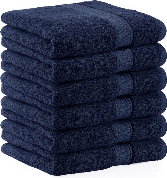 NatureMark Set van 10 kleine badstof handdoeken voor gezicht en handen – 100% katoen, zacht en absorberend – 30×30 cm, Zand/Beige