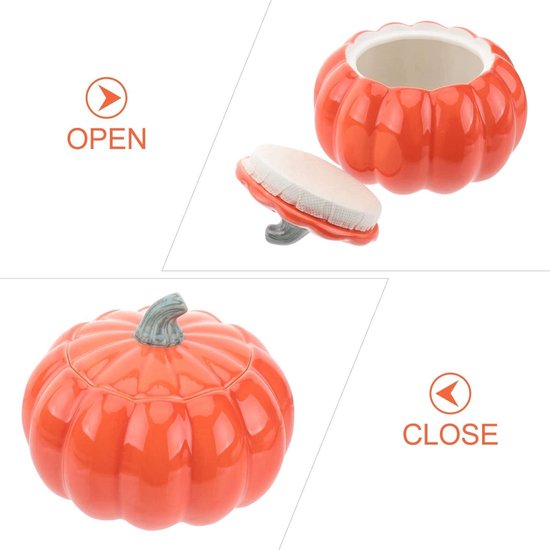 Cocotte En Céramique Citrouille - 4 Couleurs - Parfaite Pour Halloween, Thanksgiving Et Décorations Festives