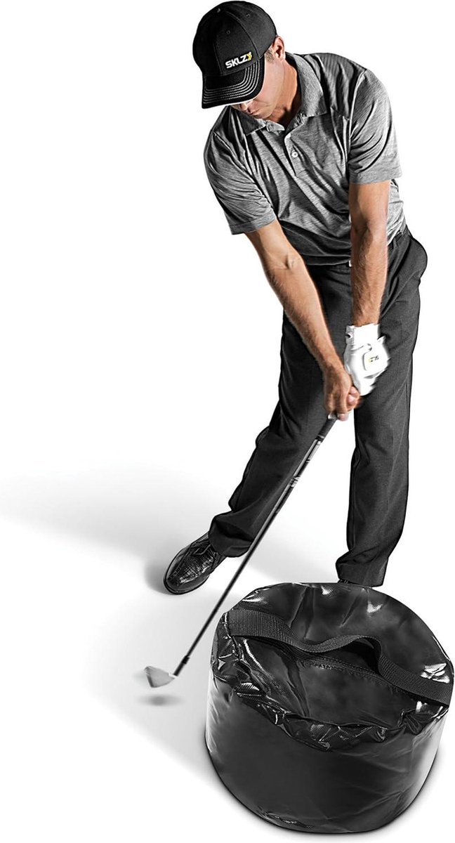 Muskelgedächtnis aufbauen - Golf Grip Trainer für Männer - Schwarz/Gelb — afbeelding 5