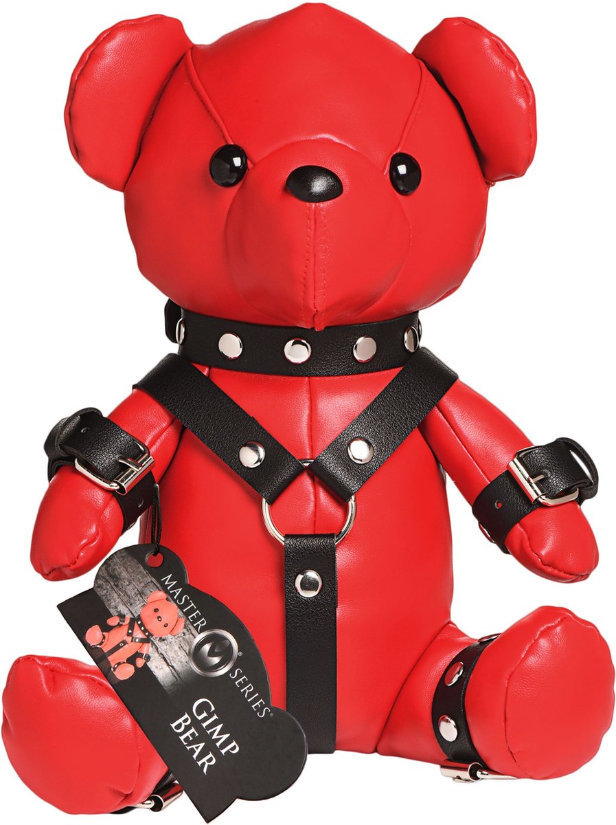 Goedkoopste XR Brands - Gimp Bear - Rood
