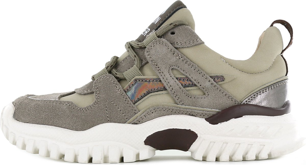 Sneakers | Meisjes | Taupe | Leer | Shoesme | Maat 37