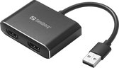 Sandberg USB to 2xHDMI Link