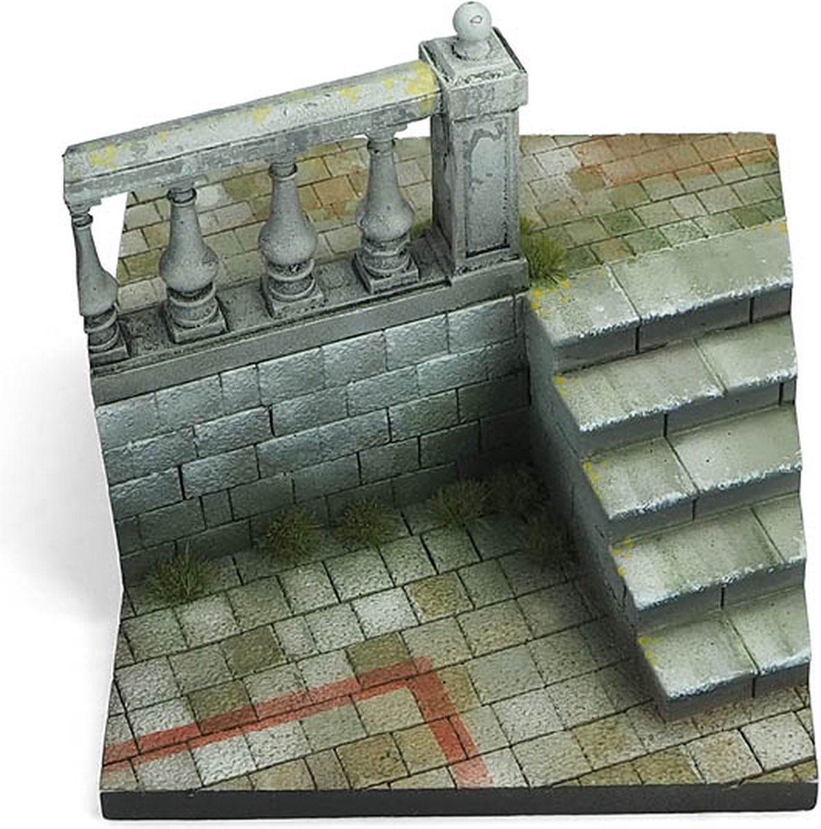 Vallejo Modelbouwpakket Diorama - SC010 City Stairs Diorama Plastic - 1:35 - Modelbouw