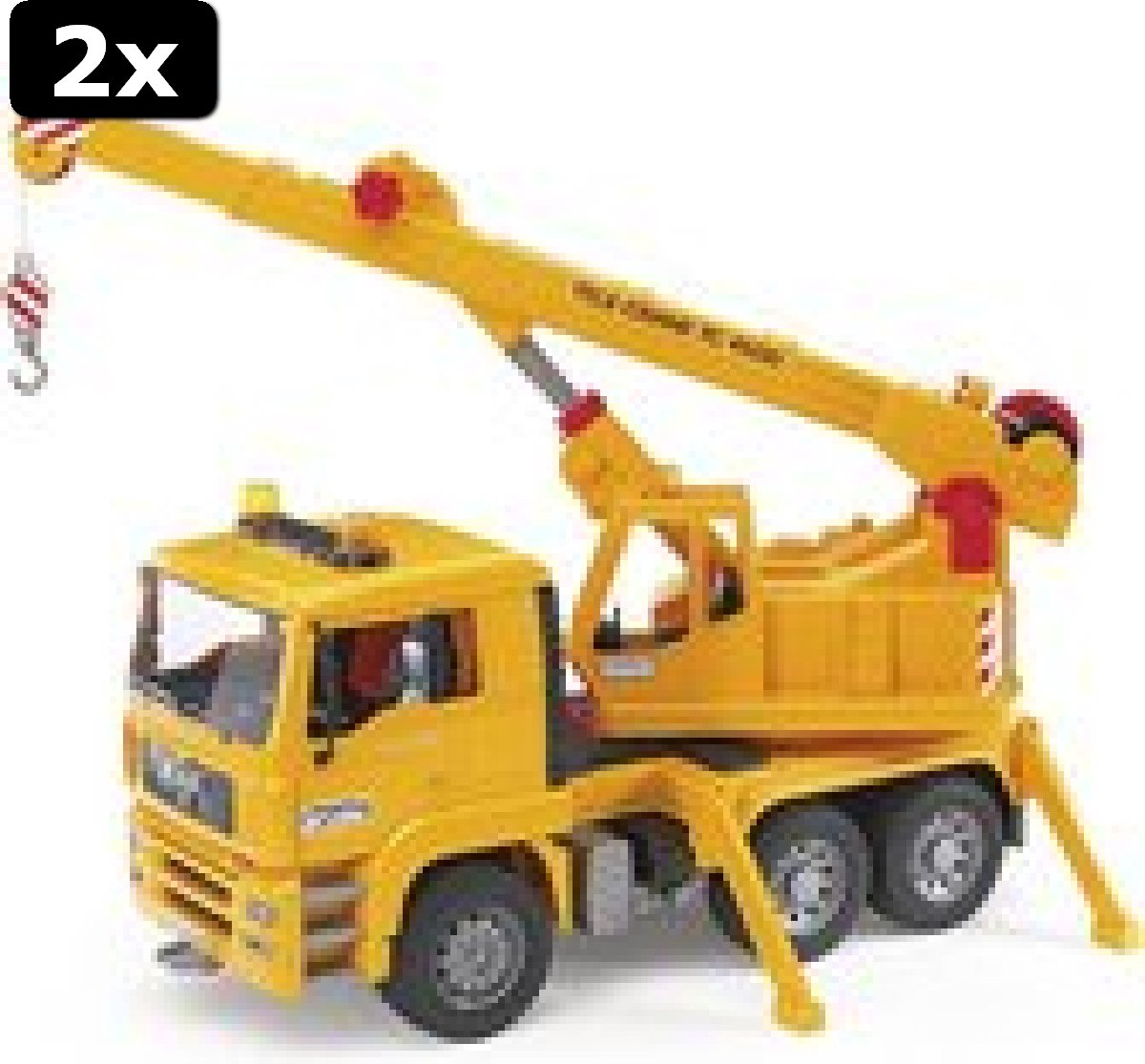 2x camion-grue Bruder MAN - échelle 1:16 - véhicule jouet | bol