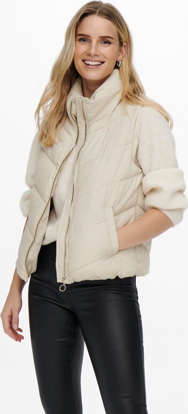 JDY Damen Weste Kurz - Modische Stehkragen Weste Für Jeden Anlass