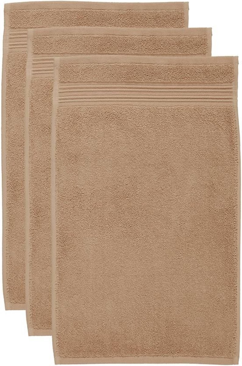 Beddinghouse Sheer - Gastendoekje - set van 3 - 30x50 cm - Donker Rood