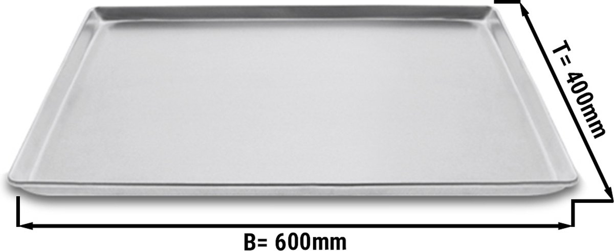 Aluminium Presenteerblad/ - Opvangplaat - 600 x 400 mmx20 mm | GGM Gastro