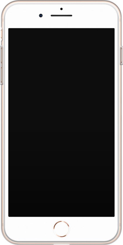 Coque iPhone 8 Plus/7 Plus - Hakuna Matata - Coque Souple - Marron/Beige - Coque de Téléphone en Siliconen - Texte - Casimoda