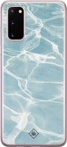 Casimoda® hoesje - Geschikt voor Samsung S20 - Oceaan - Backcover - Siliconen/TPU - Roze
