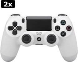 2x Sony Dual Shock 4 Controller V2 - PS4 - Wit