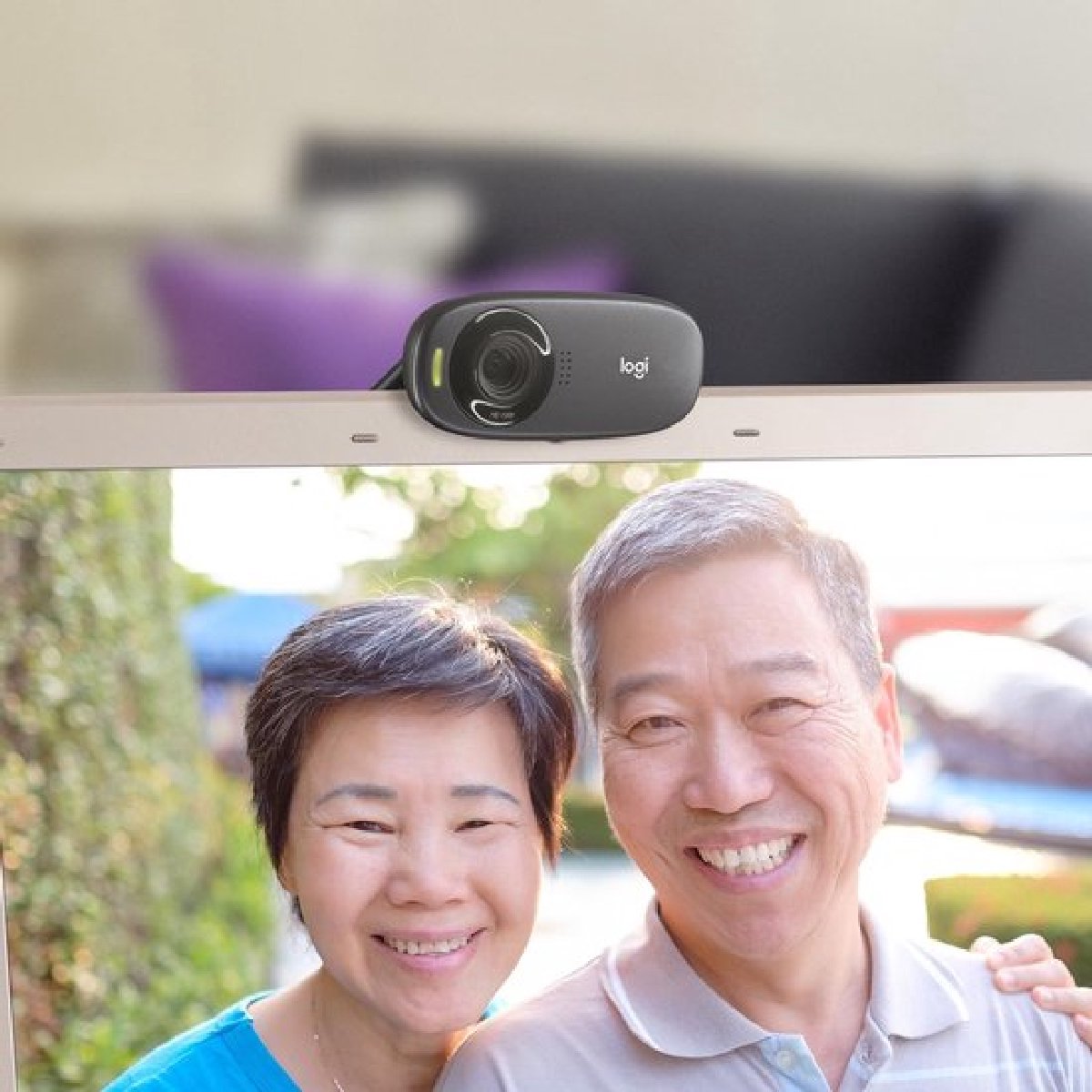 Logitech C310 HD Webcam: 720p, 5 MP foto's, RightLight 2 thumbnail 5