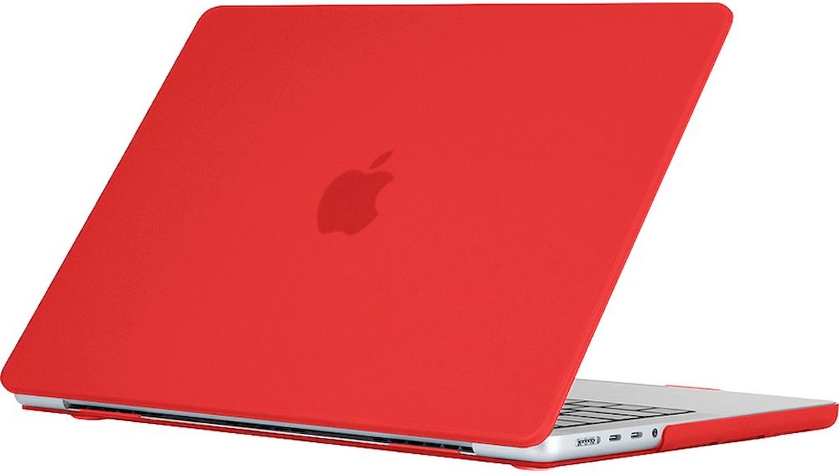 Mobigear - Laptophoes geschikt voor Apple MacBook Pro 16 Inch (2021-2024) Hoes Hardshell Laptopcover MacBook Case | Mobigear Matte - Rood - Model A2485 / A2780 / A2991