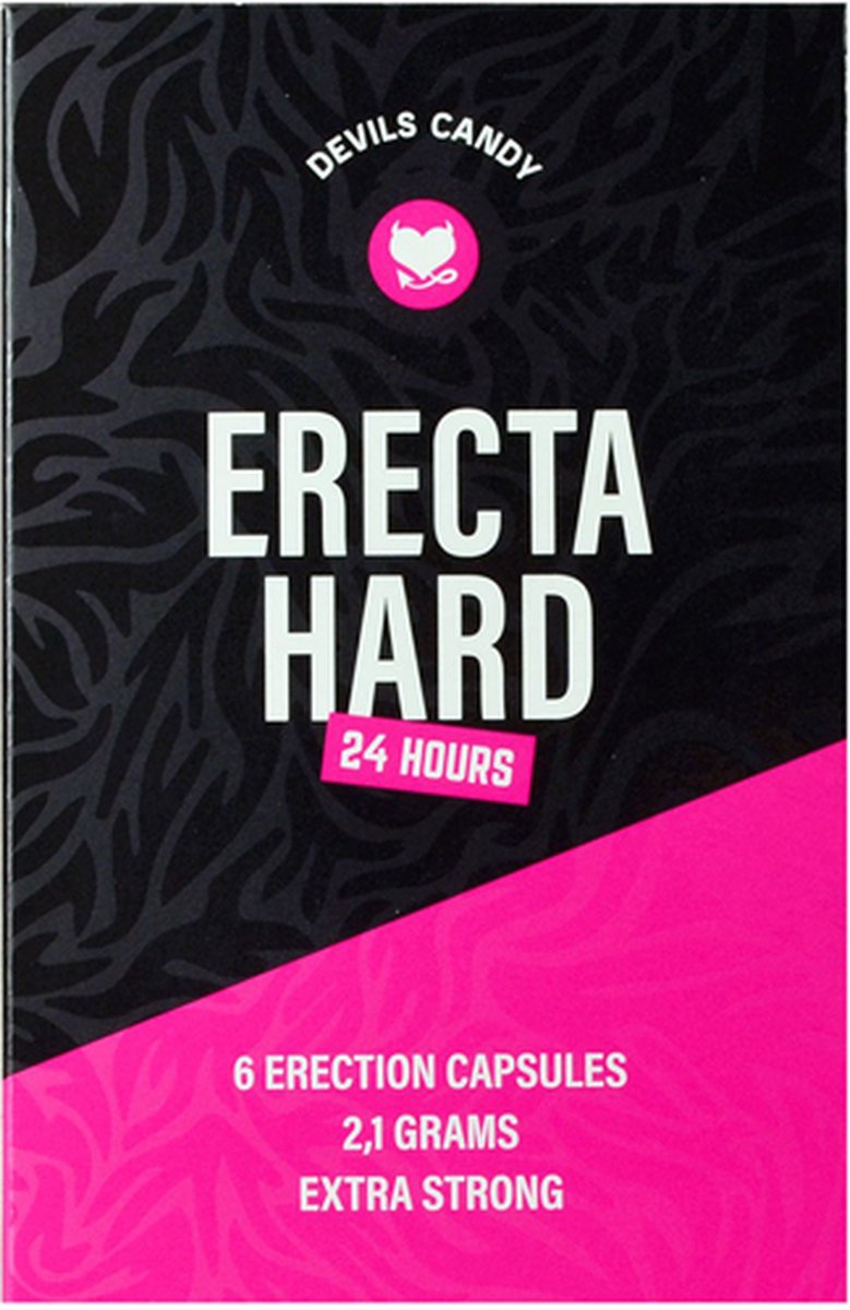 Morningstar - Devils Candy Erecta Hard - 6 capsules - Uitstellen klaarkomen - Penis Enlargers - Erectiemiddel - Libido Verhogend - Erotische - Man - Vrouw - Heren - Dames