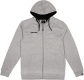 Spalding Flow Zipper Sweater Met Kap Heren - Grijs Gemeleerd | Maat: XL