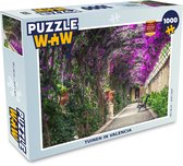 Puzzel Tuin - Bloemen - Valencia - Legpuzzel - Puzzel 1000 stukjes volwassenen