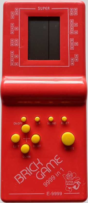 pols Bergbeklimmer Bedenken Brickgame Handheld Spelcomputer - Tetris - Classic game - Retro spel -  Blokken - 9999... | bol.com
