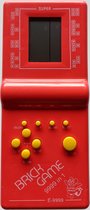 Brickgame Handheld Spelcomputer - Tetris - Classic game - Retro spel - Blokken - 9999 Games - Rood