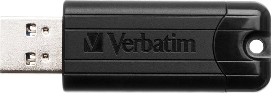 Verbatim Pin Stripe 3.0 USB-stick 256 GB Zwart 49320 USB-A 3.2 Gen 1