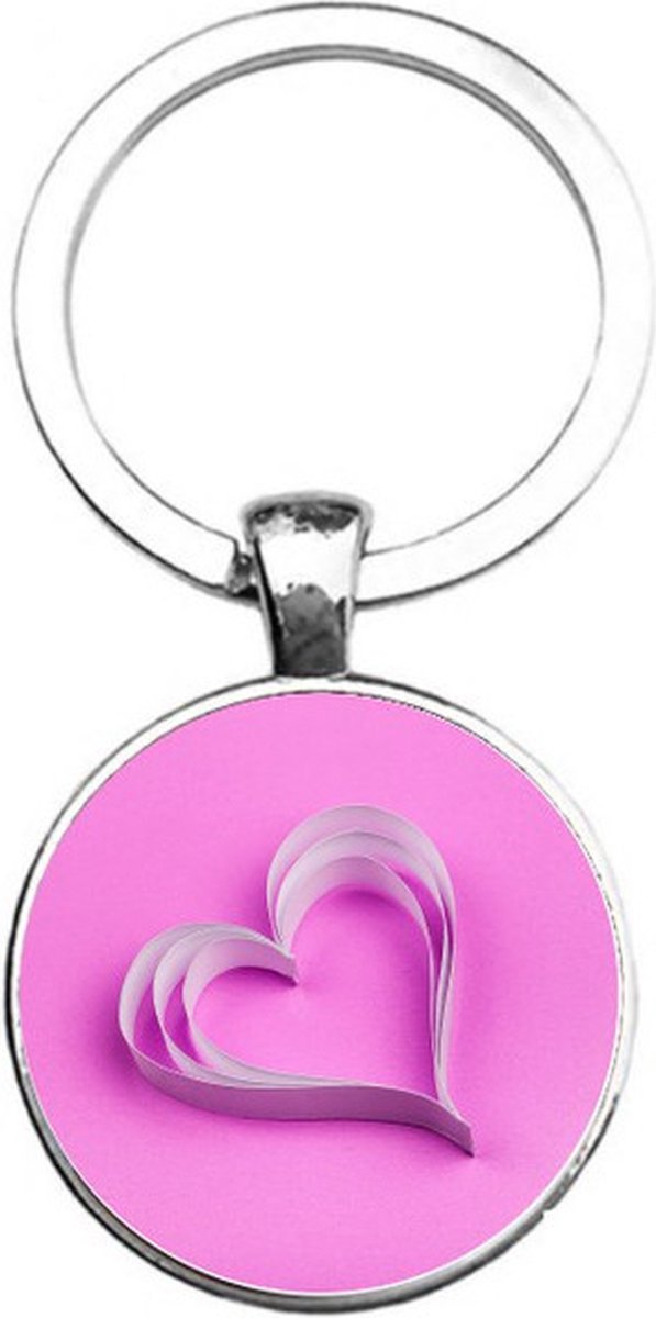 Sleutelhanger Glas - Liefde