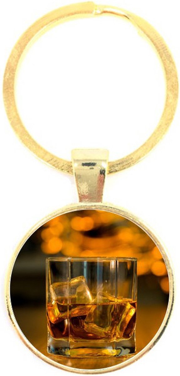 Sleutelhanger Glas - Whiskey