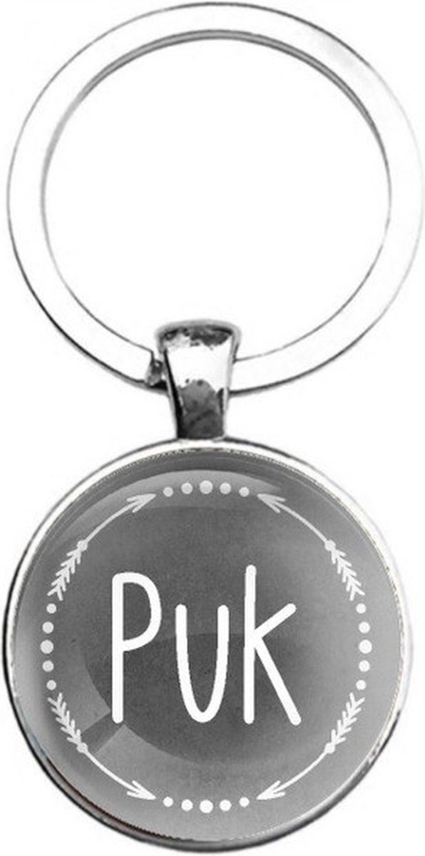 Sleutelhanger Glas - Puk