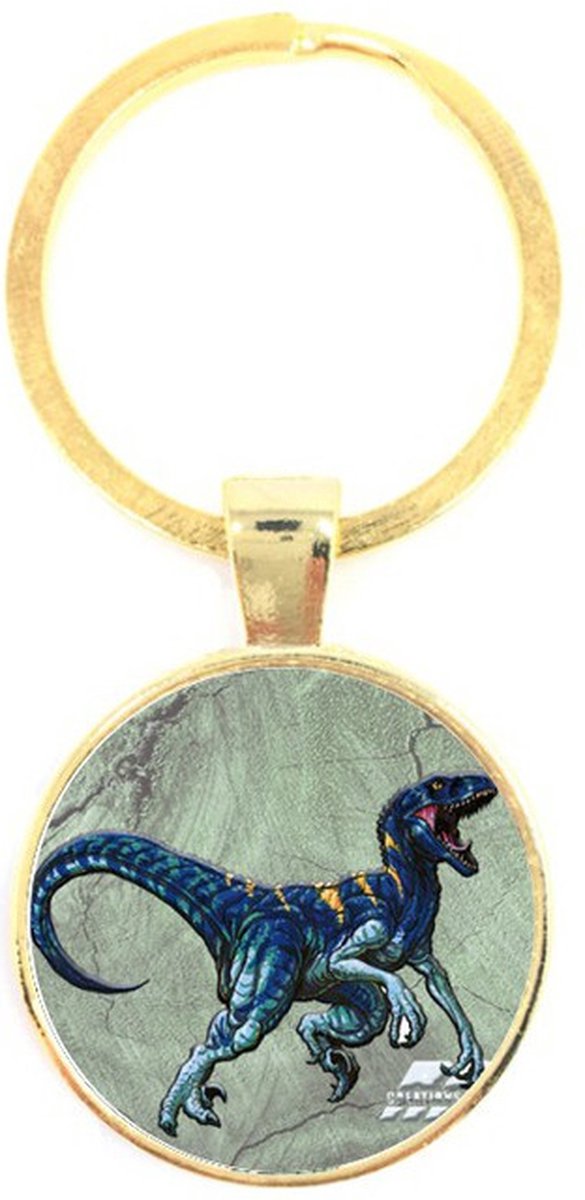 Sleutelhanger Glas - Dinosaurus