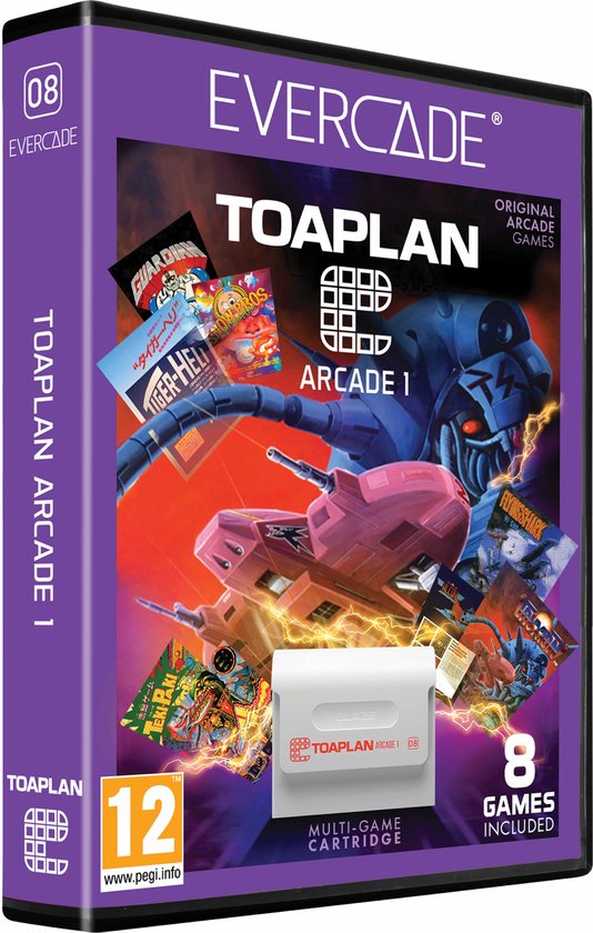 Foto: Evercade toaplan arcade cartridge 1 8 games