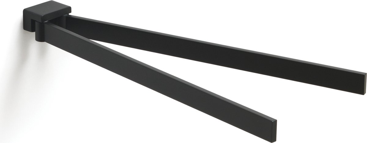 Gedy handdoekhouder dubbel beweegbaar LOUNGE mat zwart