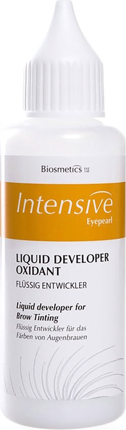 Biosmetics Intensive Eyepearl Liquid Developer Oxidant voor wenkbrauwverf.