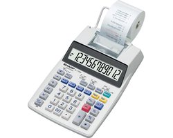 Sharp rekenmachine - grijs - 12 digit - 4x AA batterij