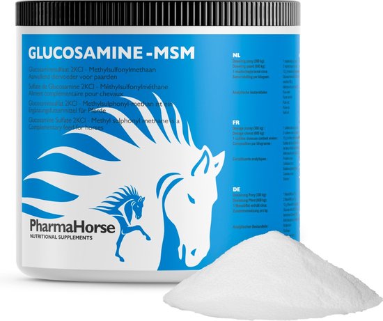 Glucosamine & MSM paard 500 gram Glucosamine & MSM paard 500 gram