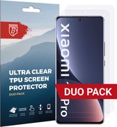Rosso Screen Protector Ultra Clear Duo Pack Geschikt voor Xiaomi 12 Pro | Folie | 2 Stuks
