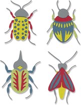 Sizzix Thinlits Die Set Patterned Bugs