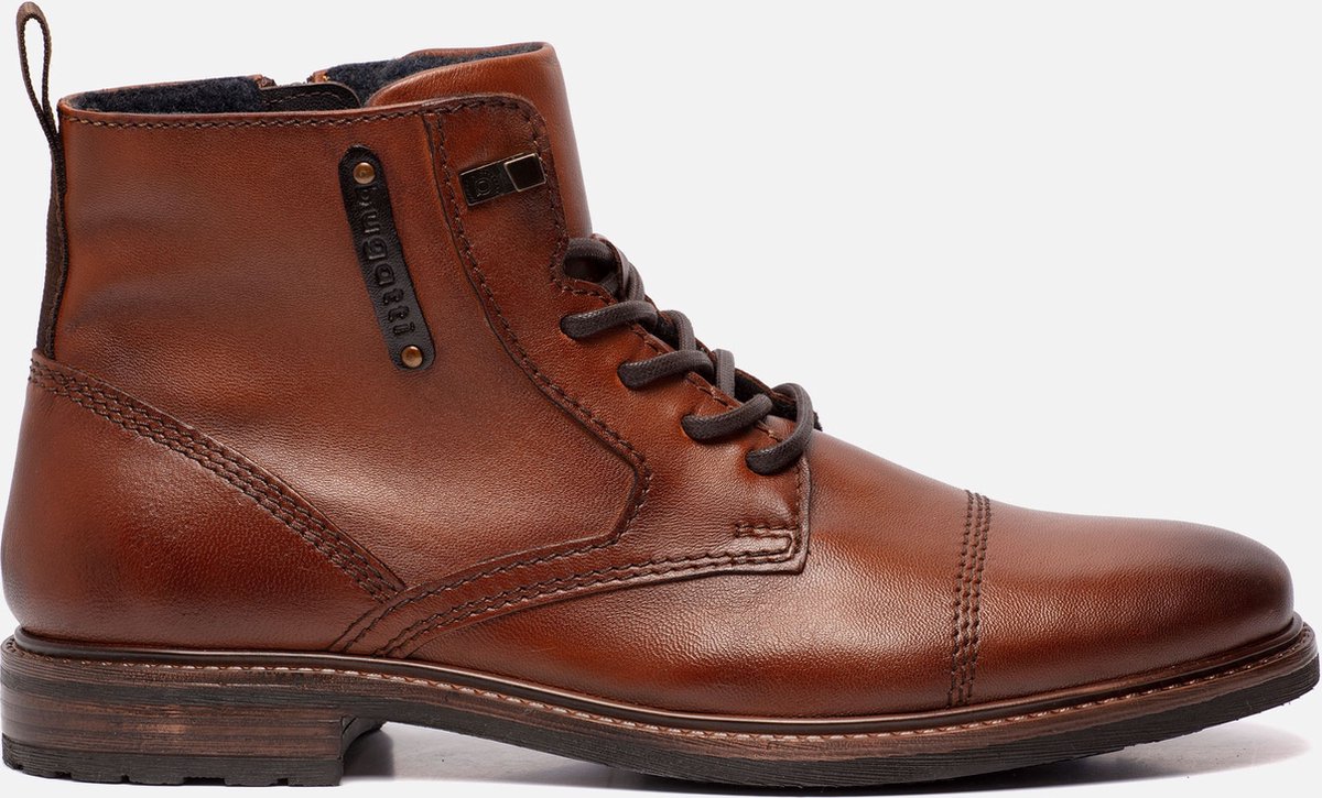 Bugatti Marcello veterboots cognac Leer - Heren - Maat 46 | bol.com