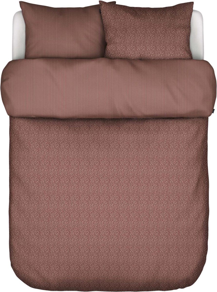 MARC O'POLO Tula Dekbedovertrek Aubergine - Lits-Jumeaux XL – 260x200/220 cm